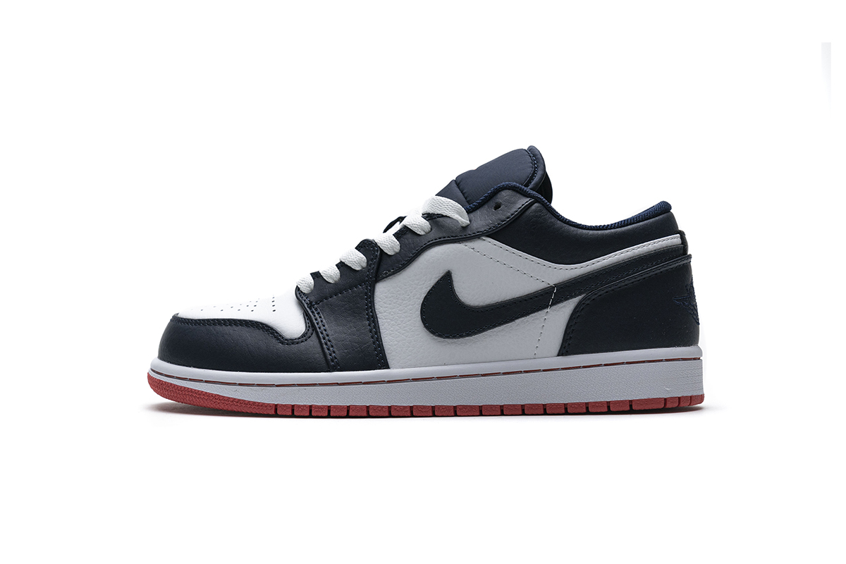 Air Jordan 1 Low Obsidian Ember Glow  553558-481