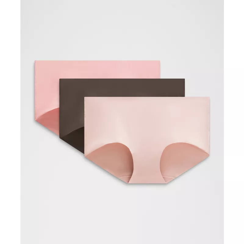InvisiWear Mid-Rise Boyshort Underwear 3 Pack