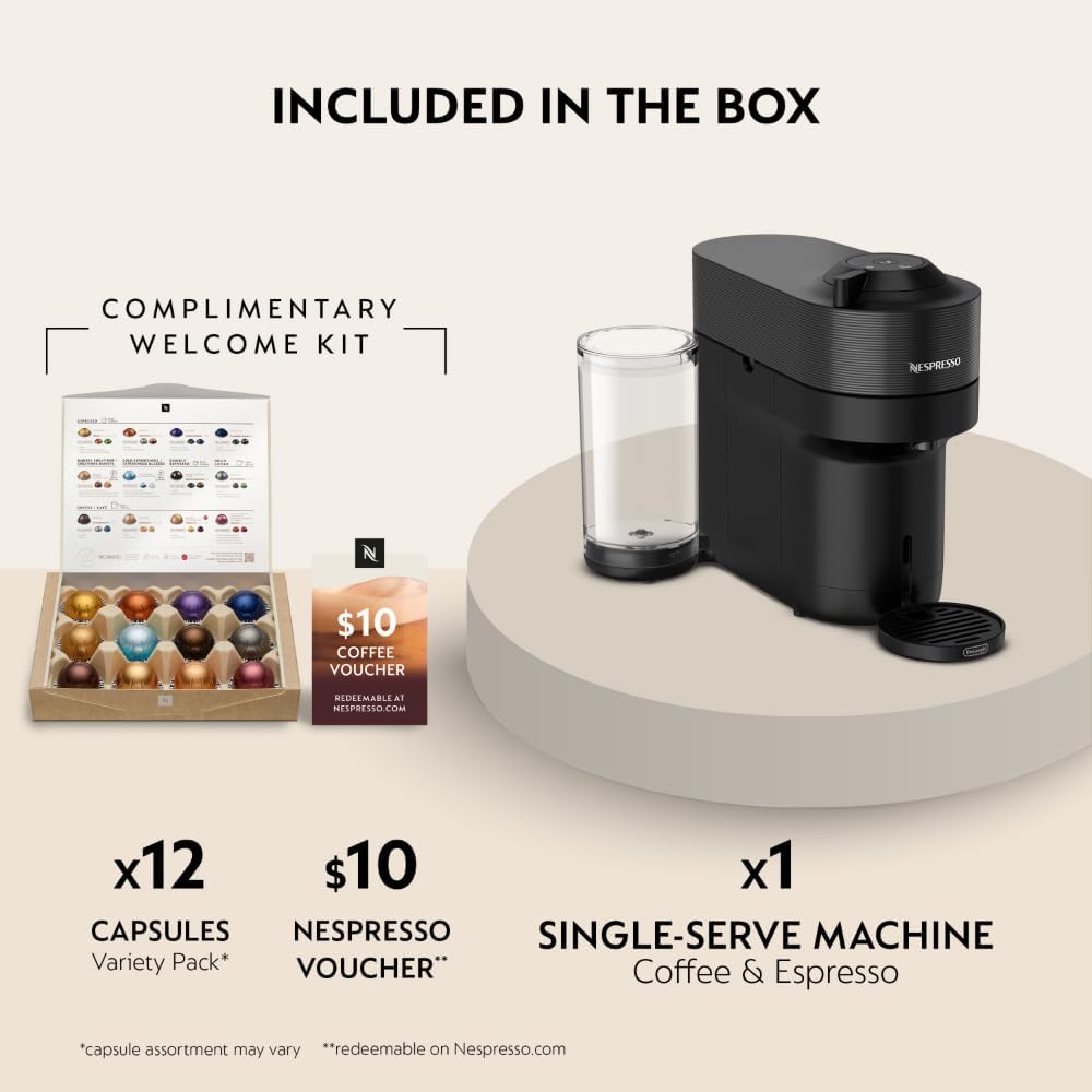 Espresso machine with a removable water tank black