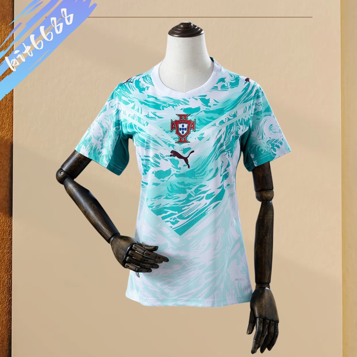 2627 Portugal Away Woman Football Shirt
