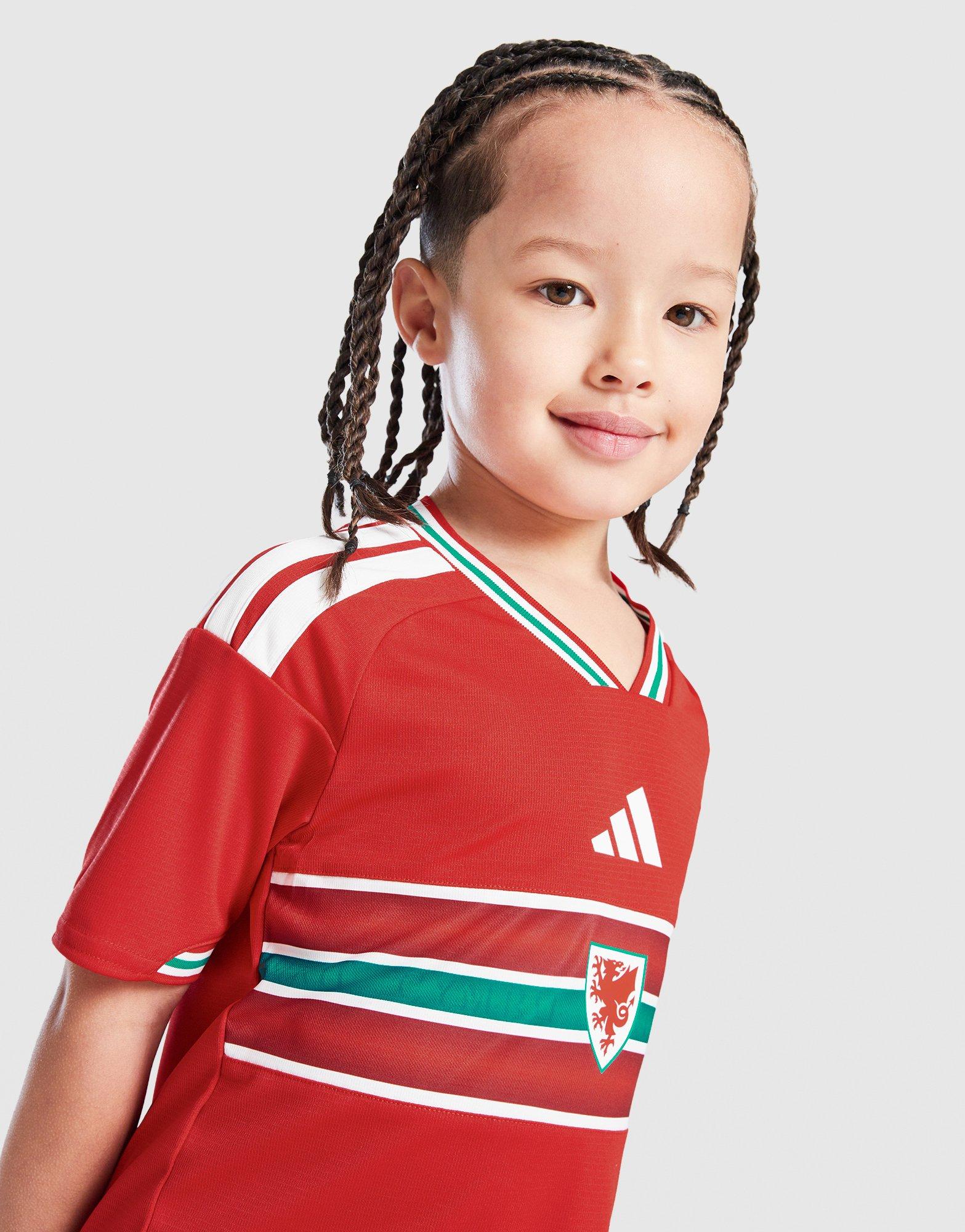 adidas Wales 2026 Heim Trikotsatz Kleinkinder