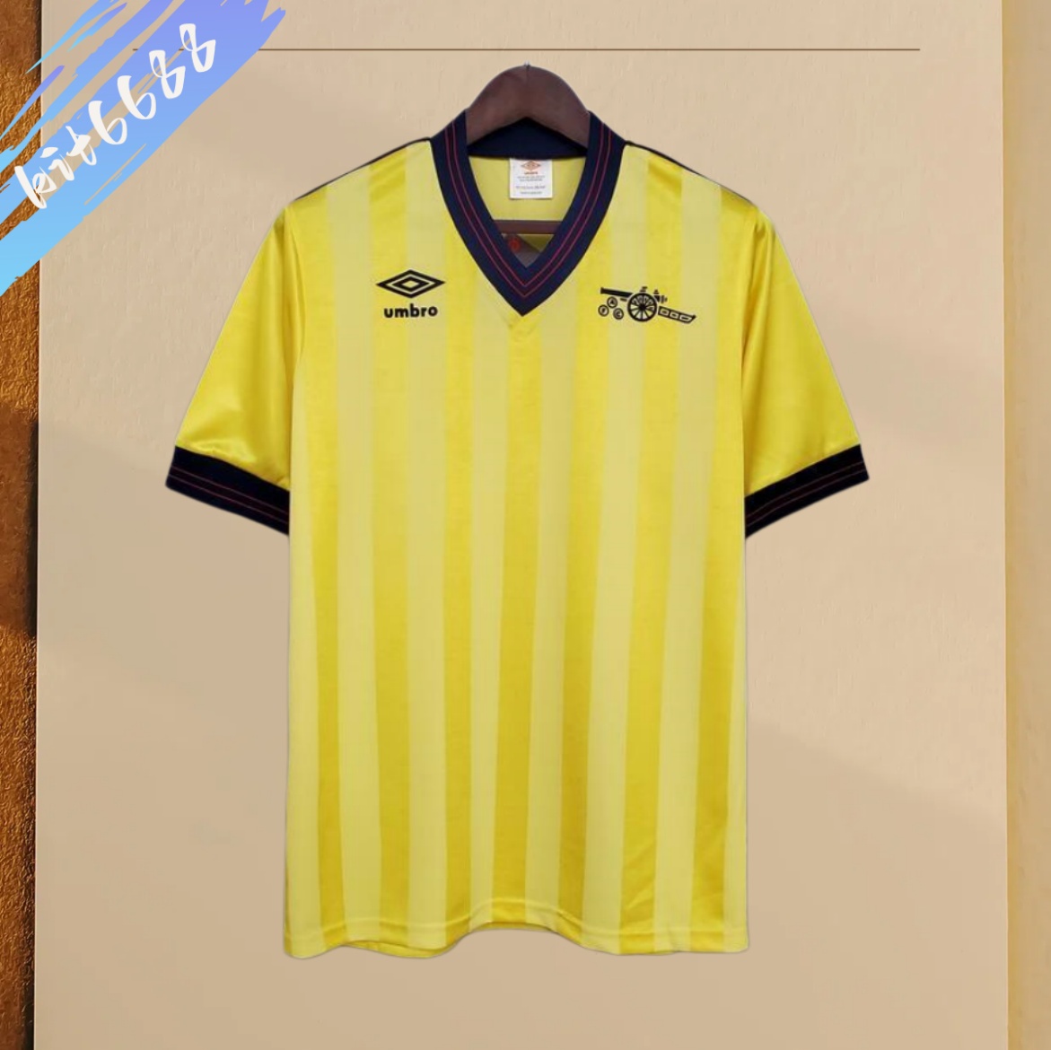 1983/1986 Arsenal away Retro Football Shirt
