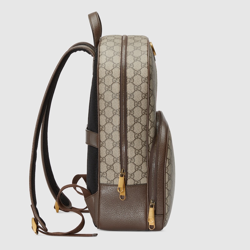 Ophidia medium backpack Green and red Web stripe
