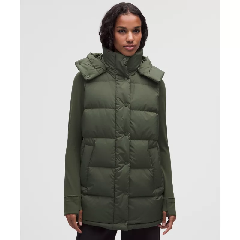 Wunder Puff 600-Down-Fill Mid-Length Vest
