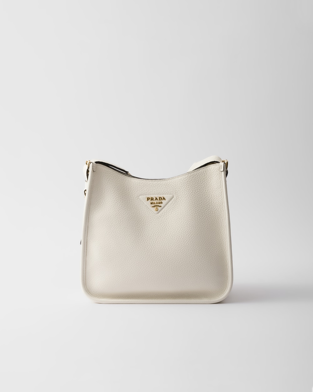 Medium leather bag White