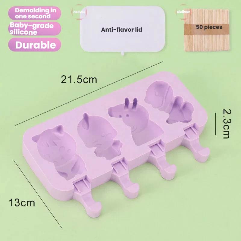 Cartoon Silicone Ice Pop Molds