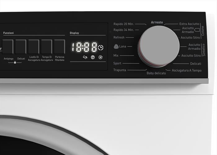 SHARP - Asciugatrice KD-NHB9S7GW2 9Kg Classe E-Bianco