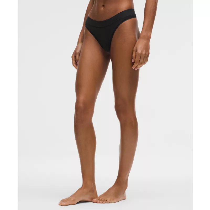 UnderEase Mid-Rise Thong Underwear 3 Pack