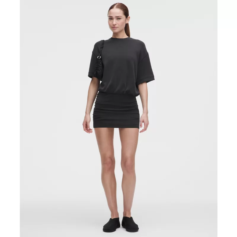Lightweight Softstreme Ruched T-Shirt Dress