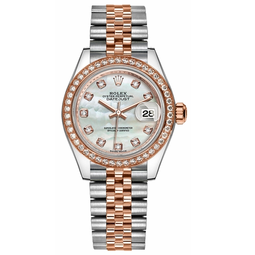 Rolex Lady-Datejust 28 Gold & Steel Watch 279381RBR