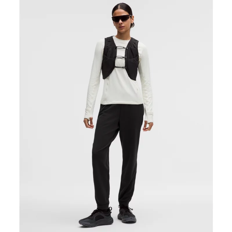 Textured Fleece High-Rise Jogger