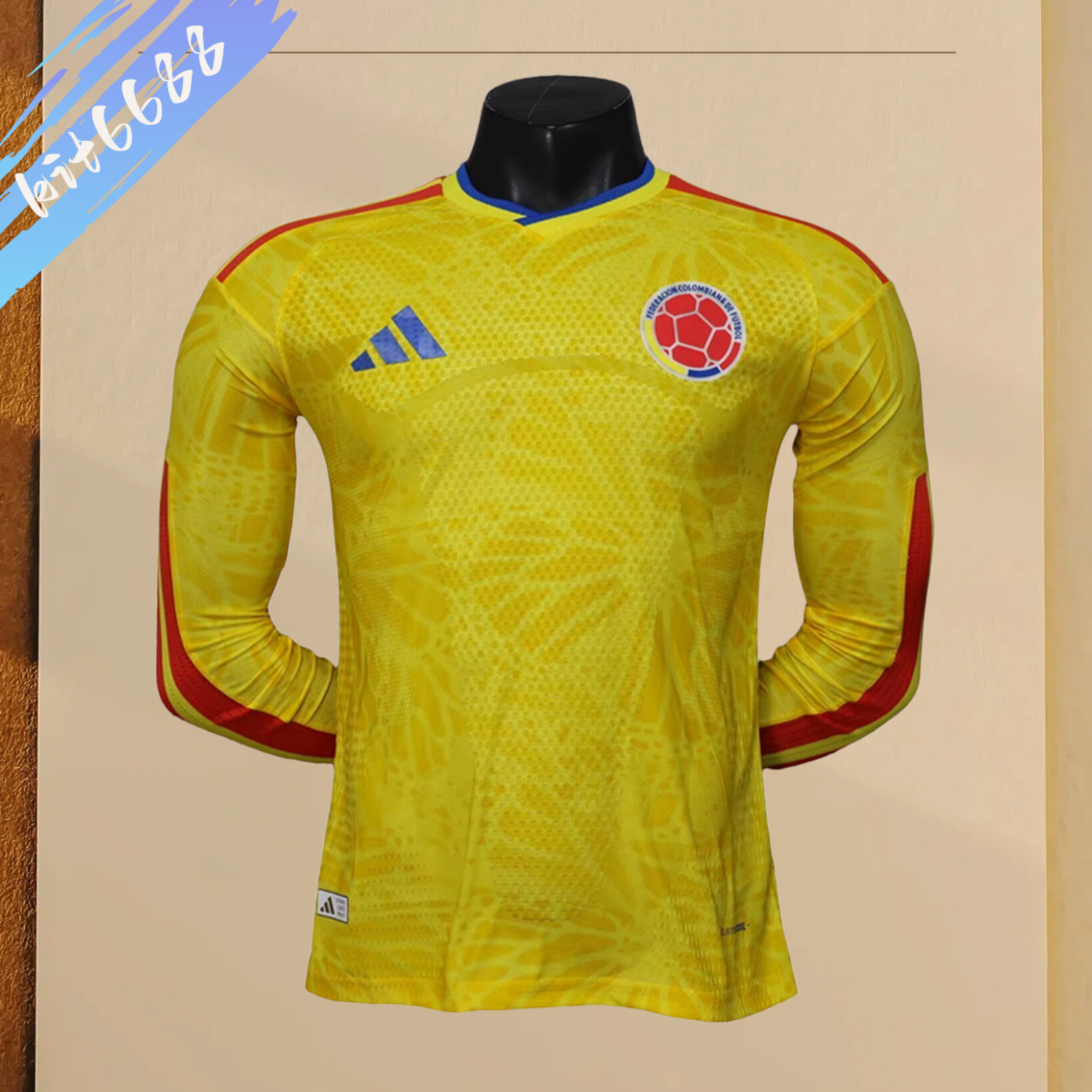 2026 Colombia Home long sleeves Football Shirt (Players)