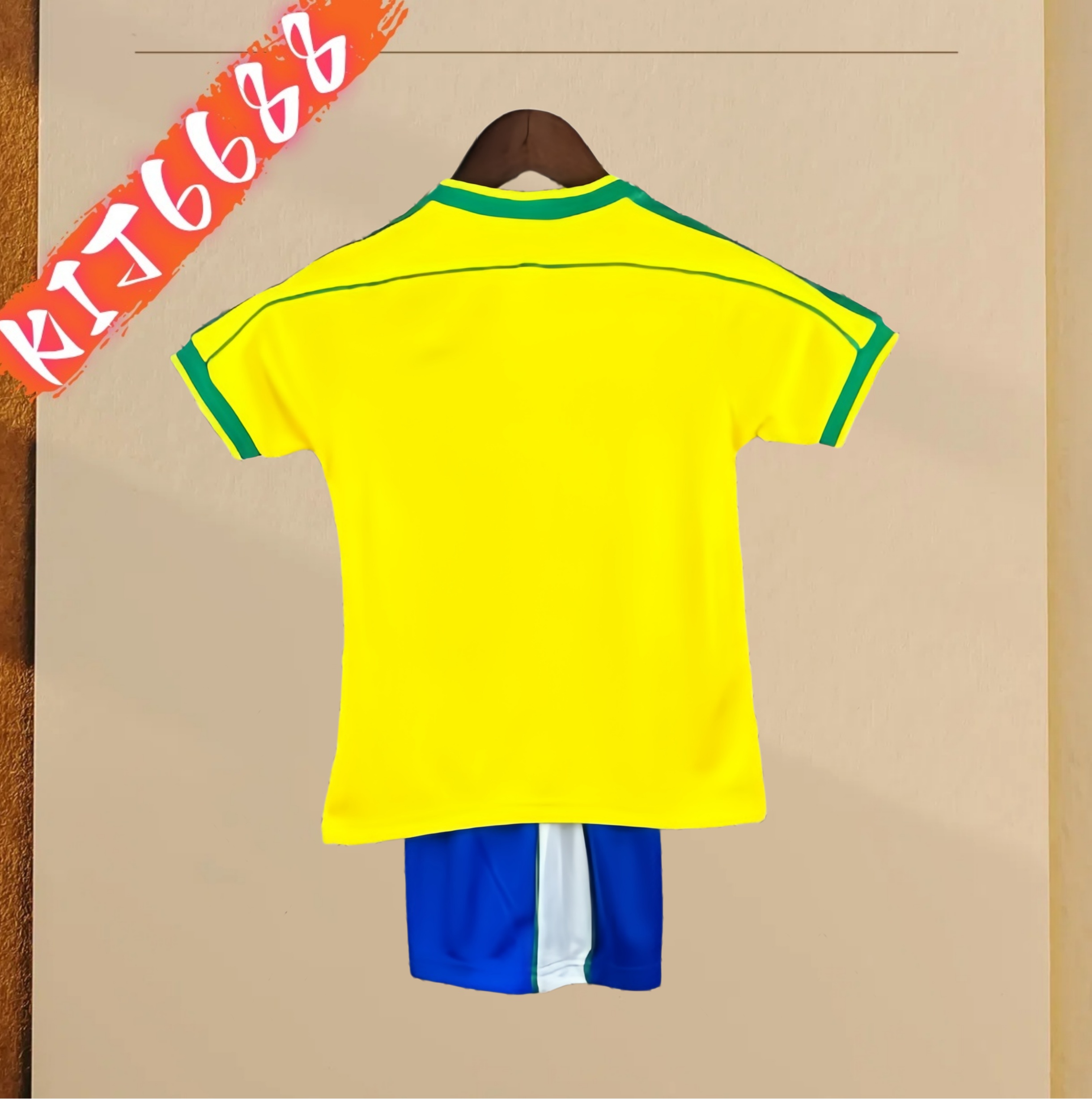 1998 Brazil home Retro Kids Kit