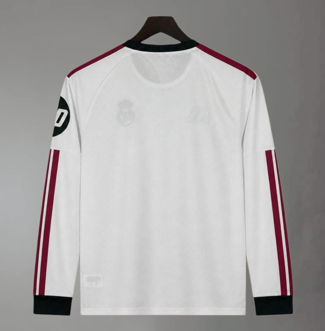 2026/2027 Real Madrid Home Long Sleeve Football Shirt (Fan version）
