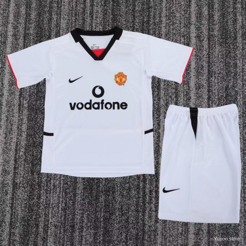 02/03 Manchester United Away Retro Football Shirt ( Kids Kit )