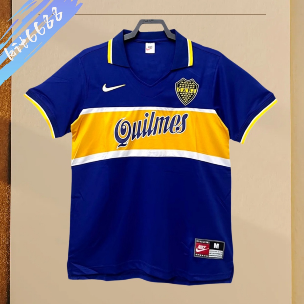 1996/1997 Boca Juniors Home Retro Football Shirt (Retro)
