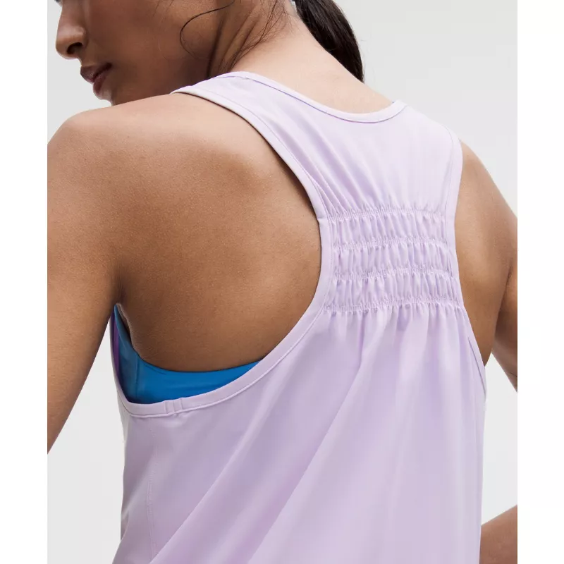 Ruched Racerback Tank Top