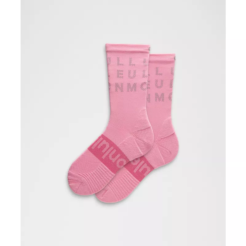 Unisex Power Stride Crew Socks Reflective