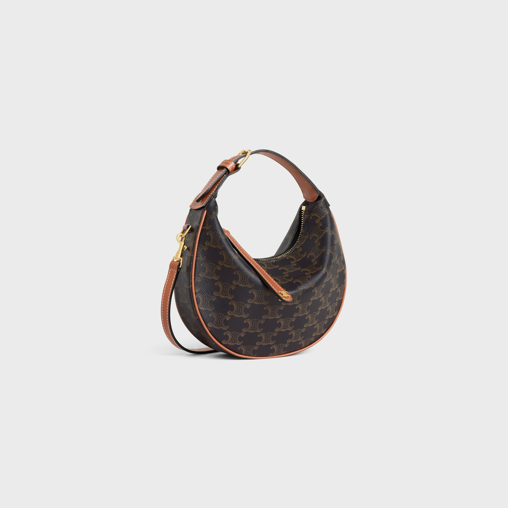 Teen Celine Lulu IN TRIOMPHE CANVAS AND CALFSKIN TAN
