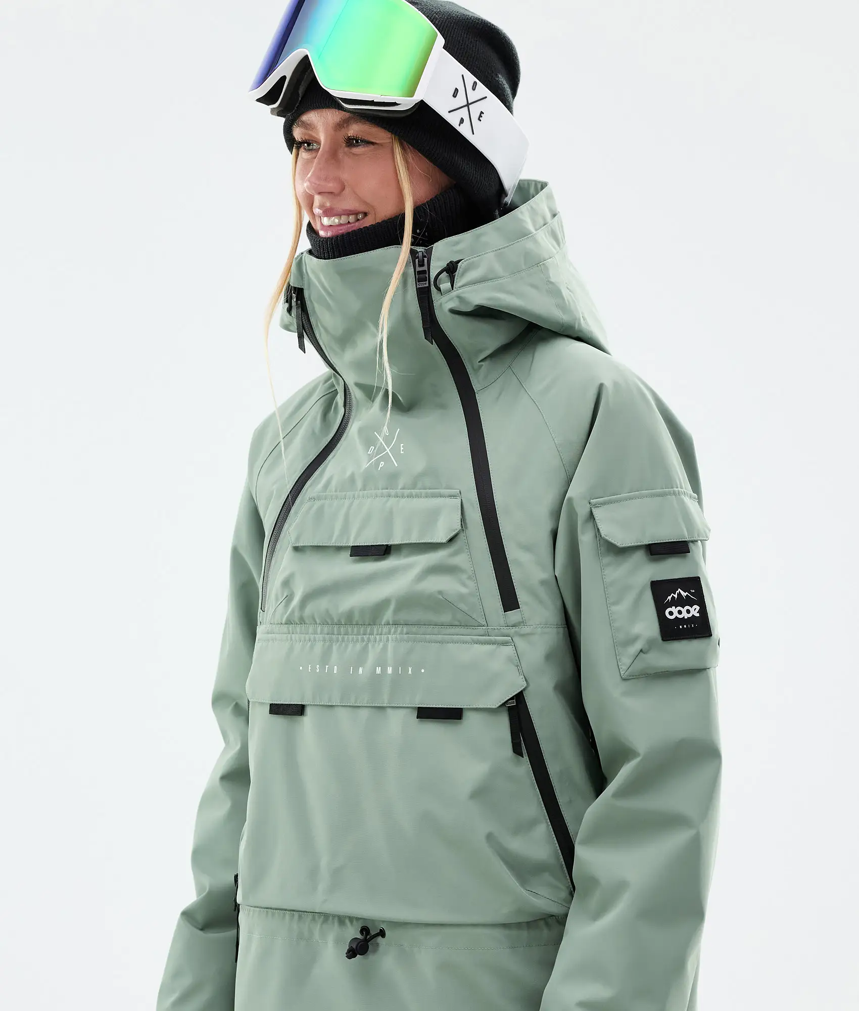 Akin W Snowboard Jacket Women Faded Green