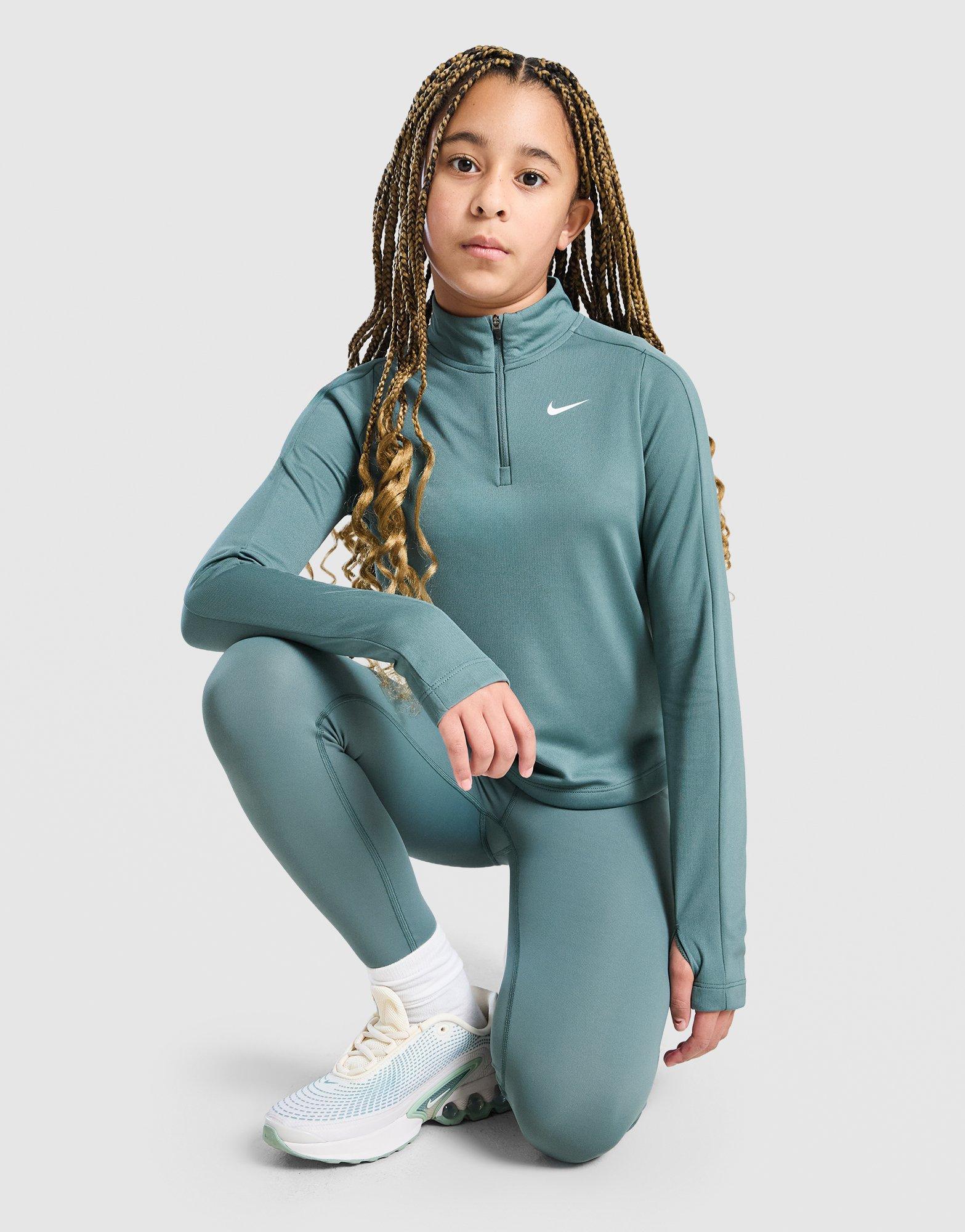 Nike Girls' Dri-FIT Long Sleeve 1/2 Zip Top Junior