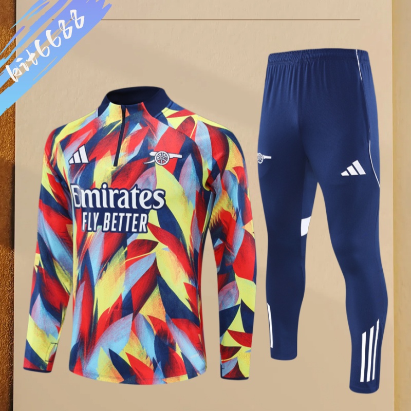 25/26 Arsenal Half Pull Training Uniform (adult Kids Kit)
