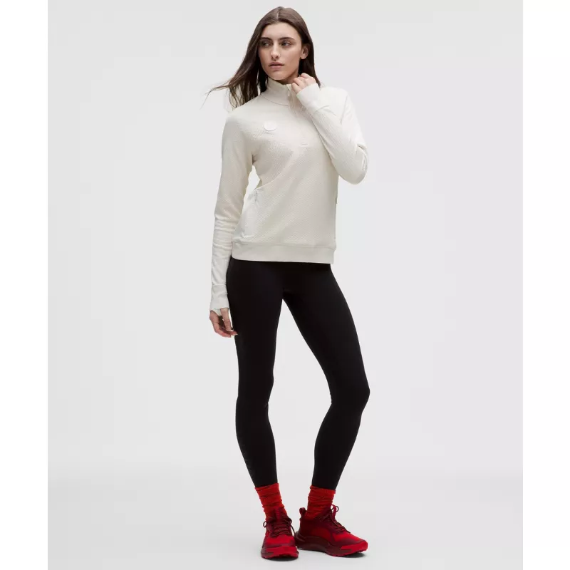 Team Canada Women's Engineered Warmth Half Zip COC Logo
