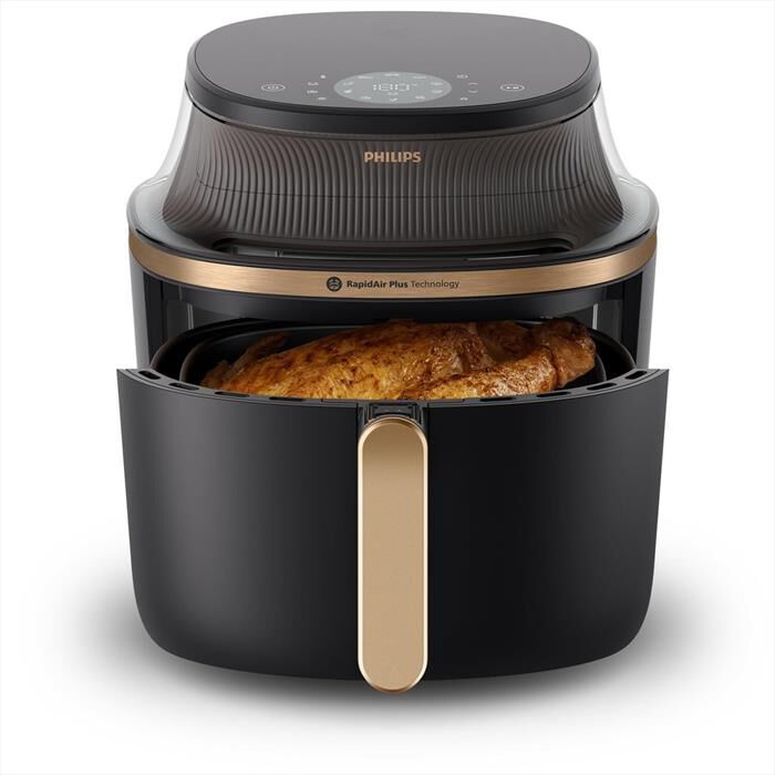PHILIPS - Friggitrice ad aria AIRFRYER SERIE 3000 NA342/00-Nero
