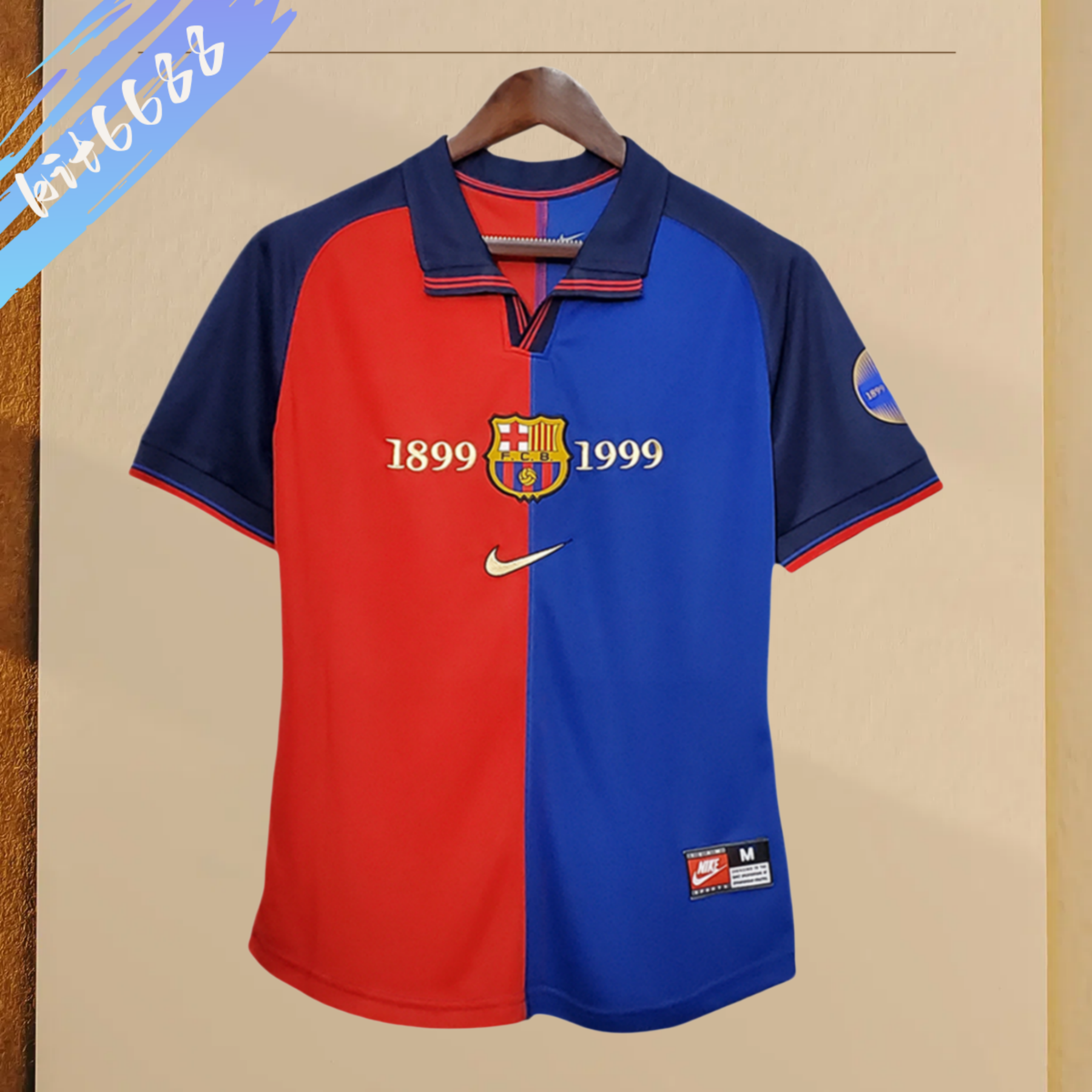 1899/1999 Barcelona 100th Anniversary Retro Home Jersey
