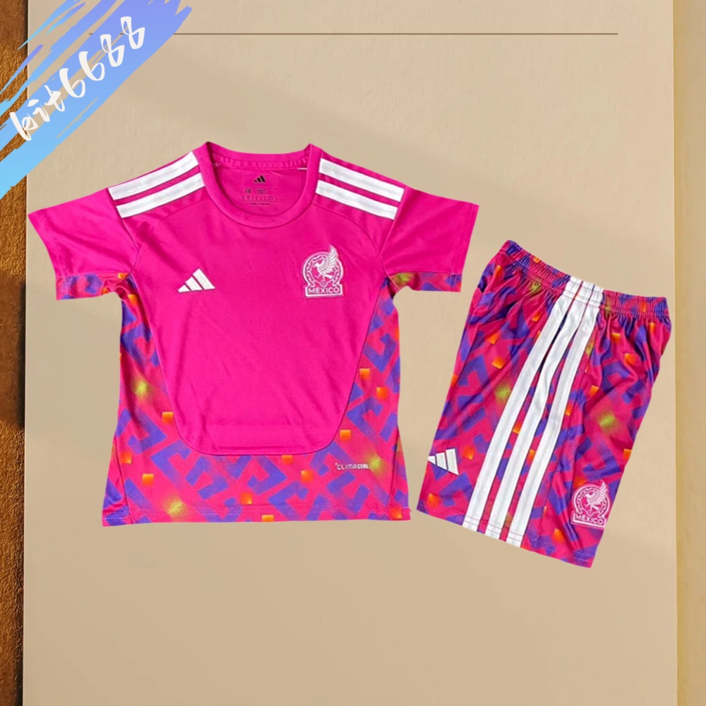 2026 Mexico Goalkeeper Kids Football Shirt （Kids Kit socks）