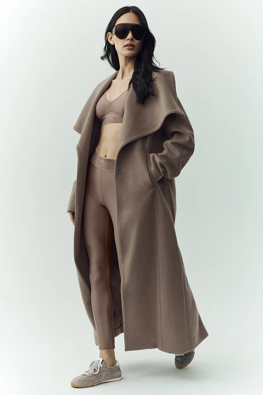 Wool Blend Nightfall Long Coat