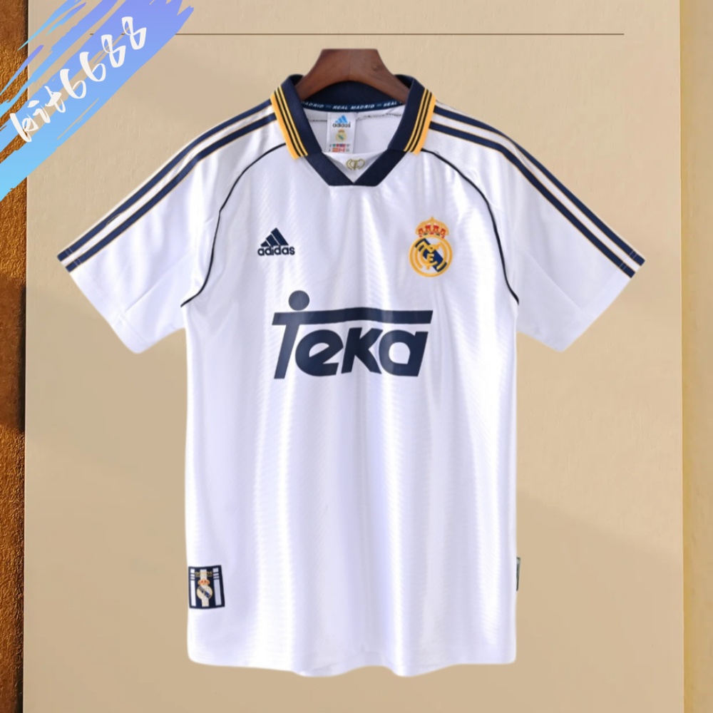 1998/2000 Real Madrid Home Retro Football Shirt