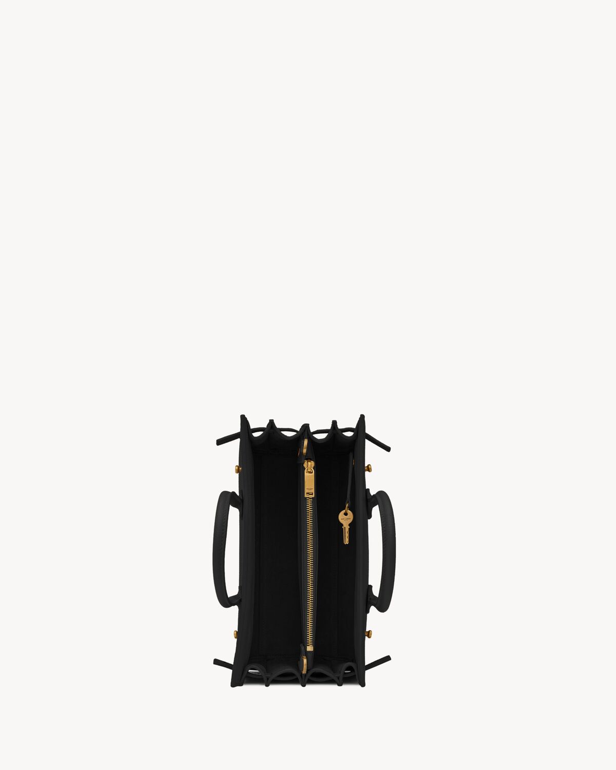 sac de jour in supple grained leather - baby BLACK