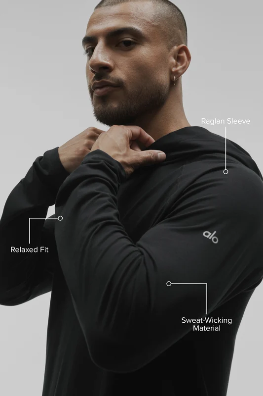 ALO Vapor Long Sleeve Hoodie
