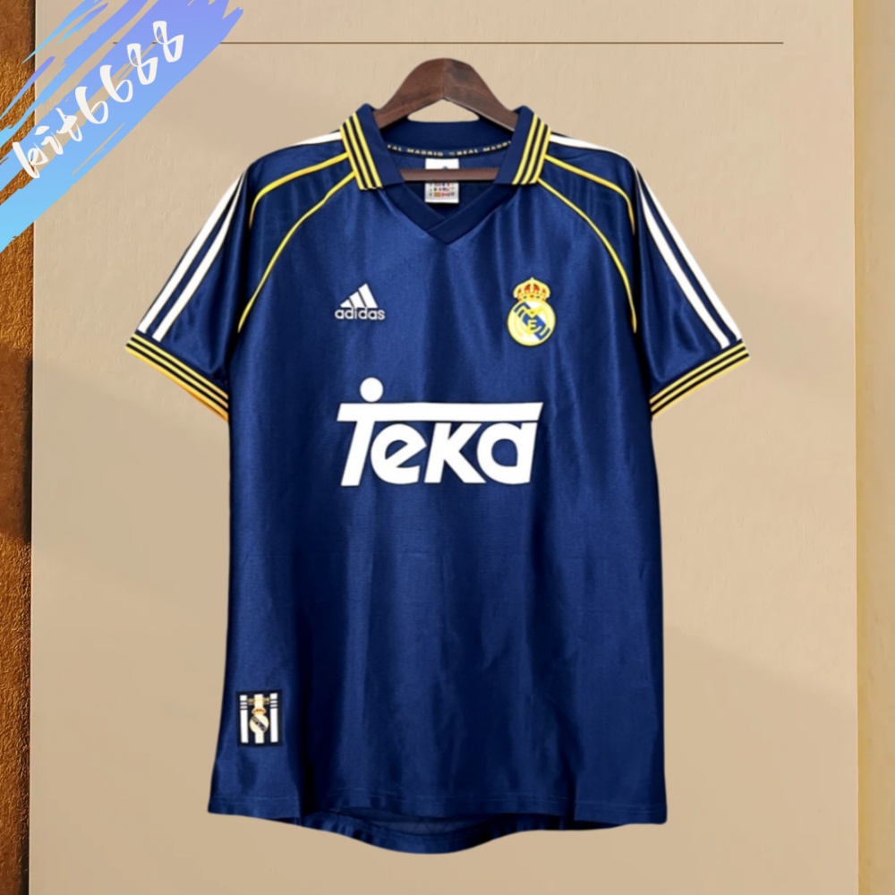 1998/2000 Real Madrid Away Retro Football Shirt