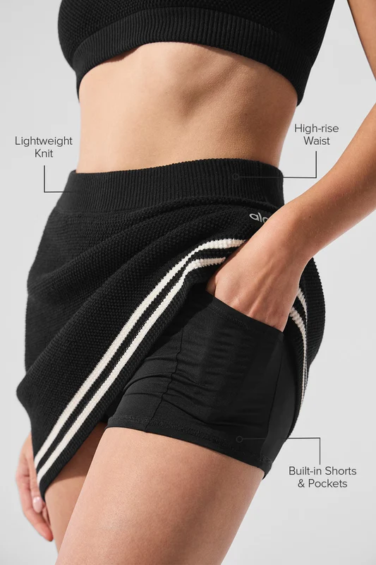 Tennis Club Sweater Knit Skirt