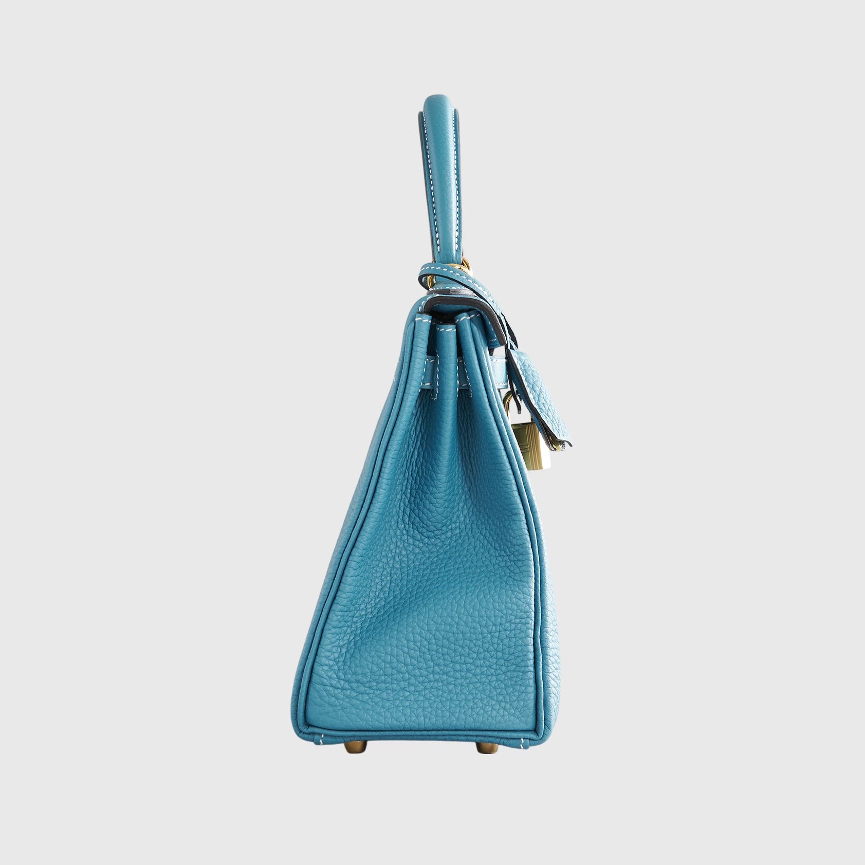 Hermès Kelly 25 Togo New Blue Jean Gold Hardware