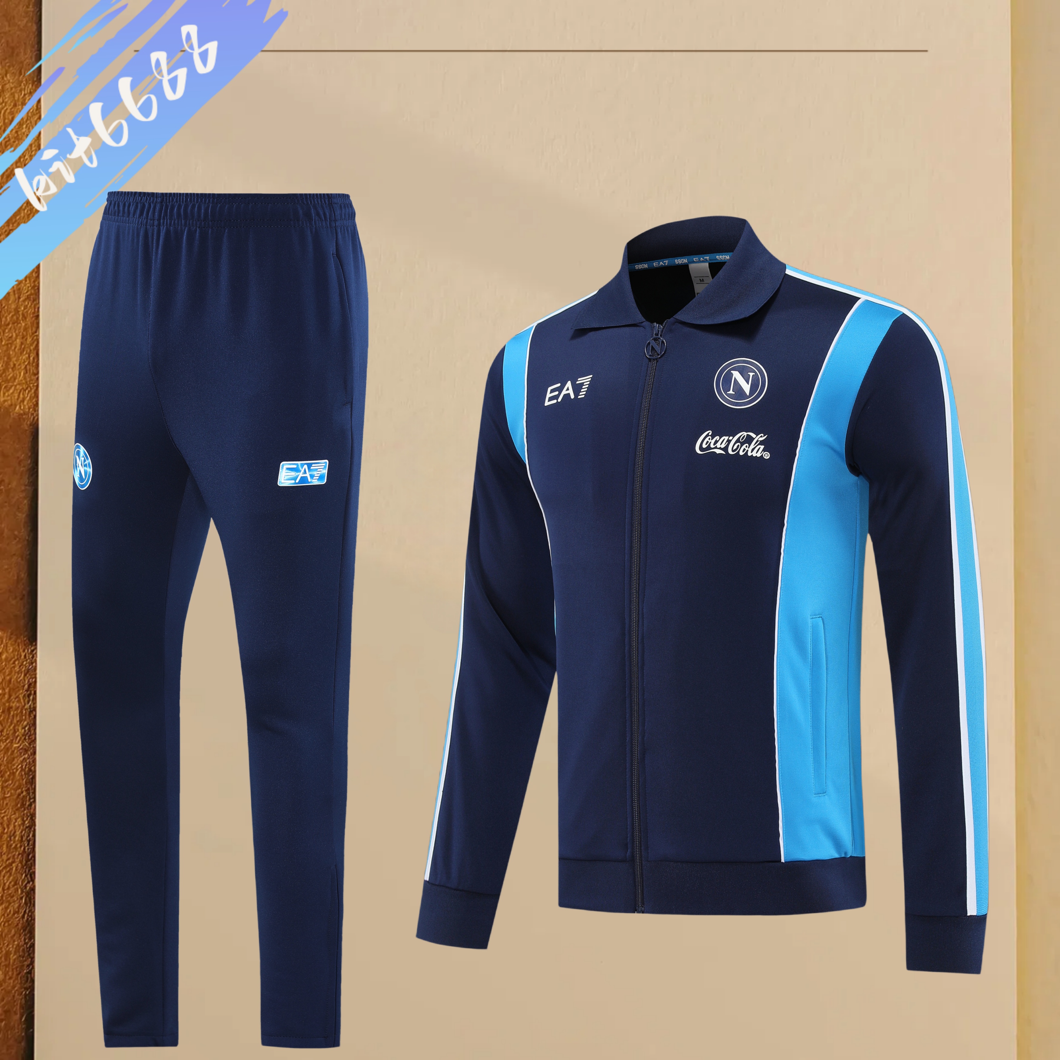 25/26 Napoli  Full Zipper Training Suit (Adult Set)