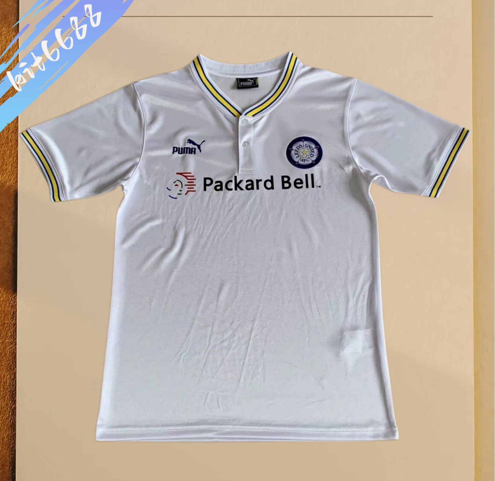 1998 Leeds United Home Retro Football Shirt