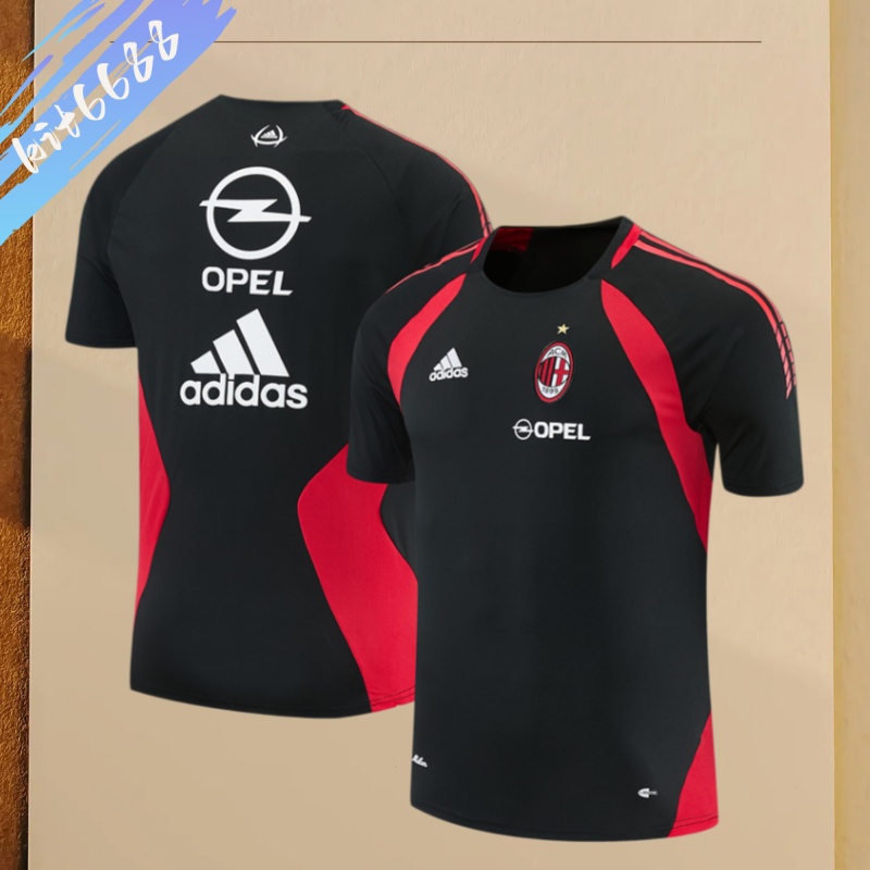 05/06 AC Milan retro training suit short sleeved football shirt