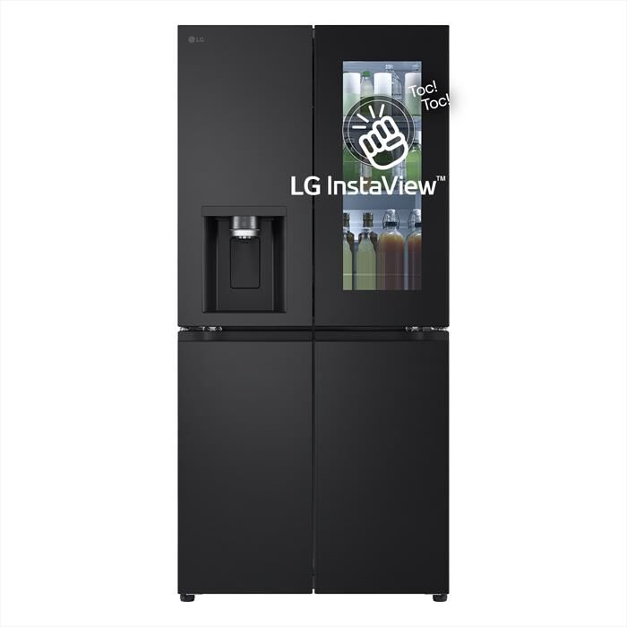 LG - Frigorifero 4 porte GMG860EPBE Classe E 508L-Black