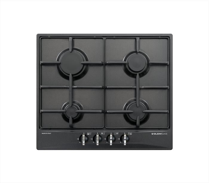 GLEM GAS - Piano cottura a gas GT64AC-ANTRACITE