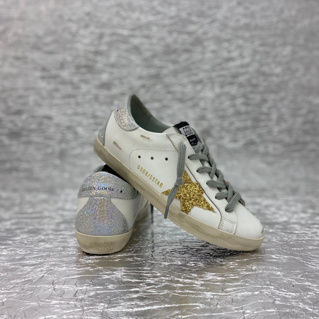 Golden Goose Super Star Dirty shoes made of top-grain cowhide