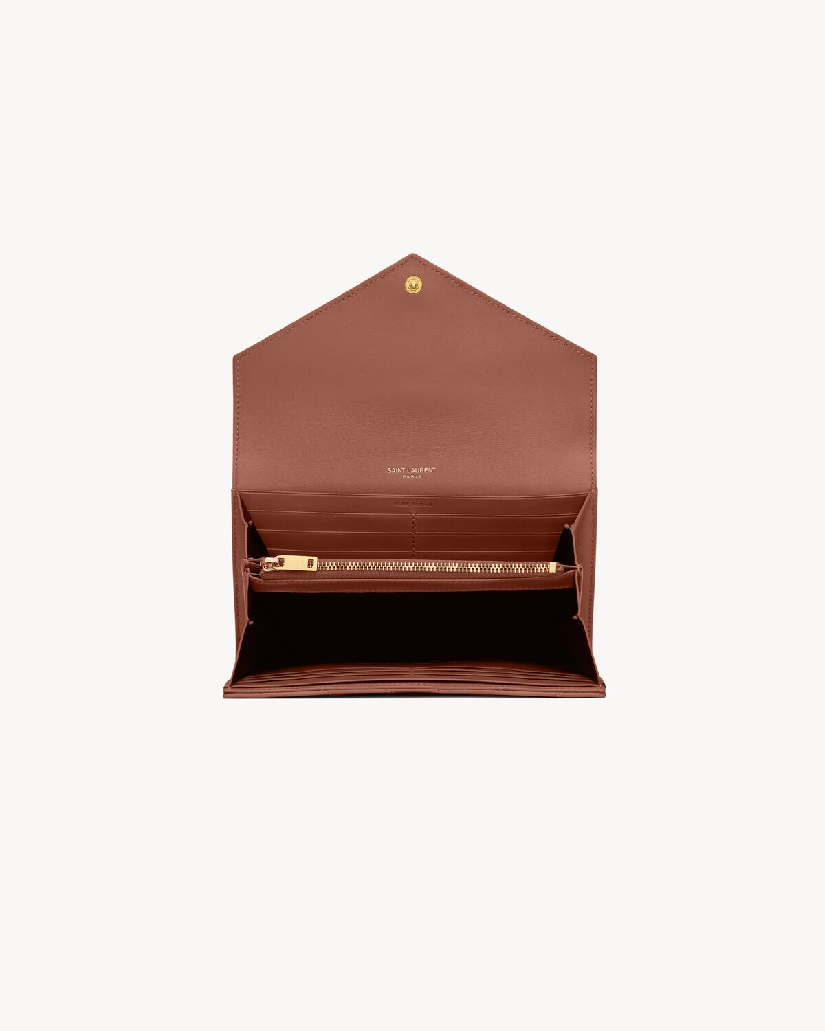 cassandre large wallet in lambskin BARELY PINK
