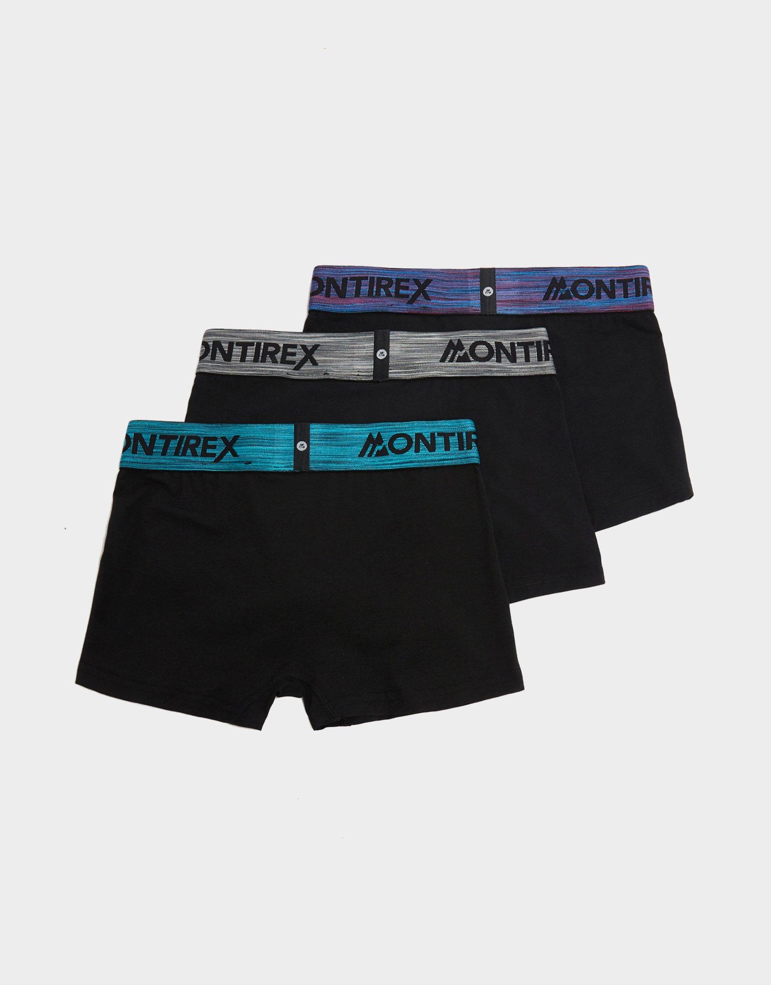 MONTIREX 3-Pack Trail Boxers Junior