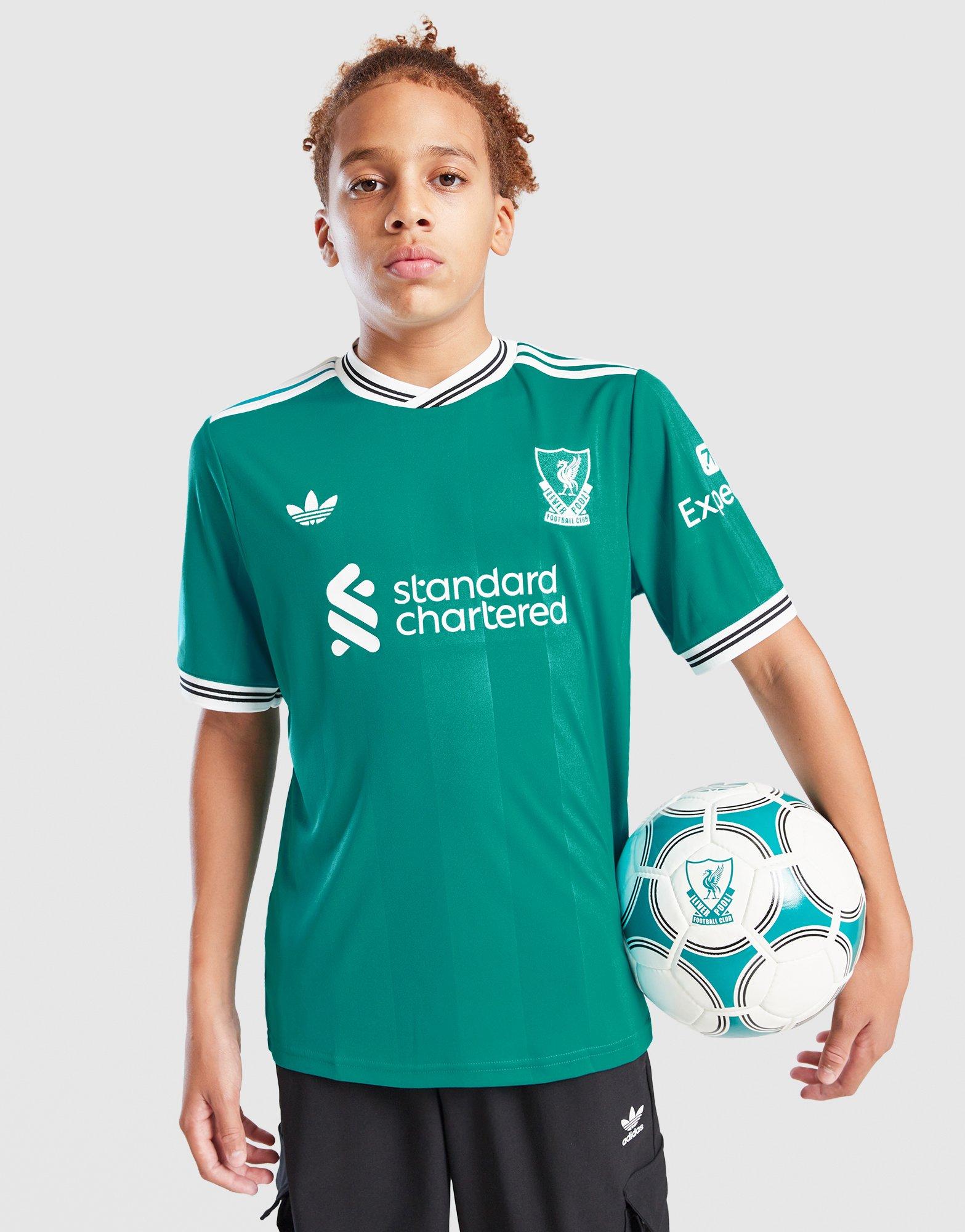 adidas Originals Liverpool FC 2025/26 Salah #11 Dritter Trikotsatz Kinder