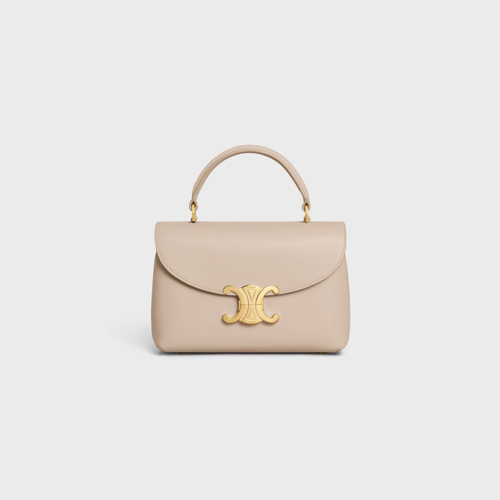 TEEN NINO BAG IN SUPPLE GRAINED CALFSKIN CAPPUCCINO