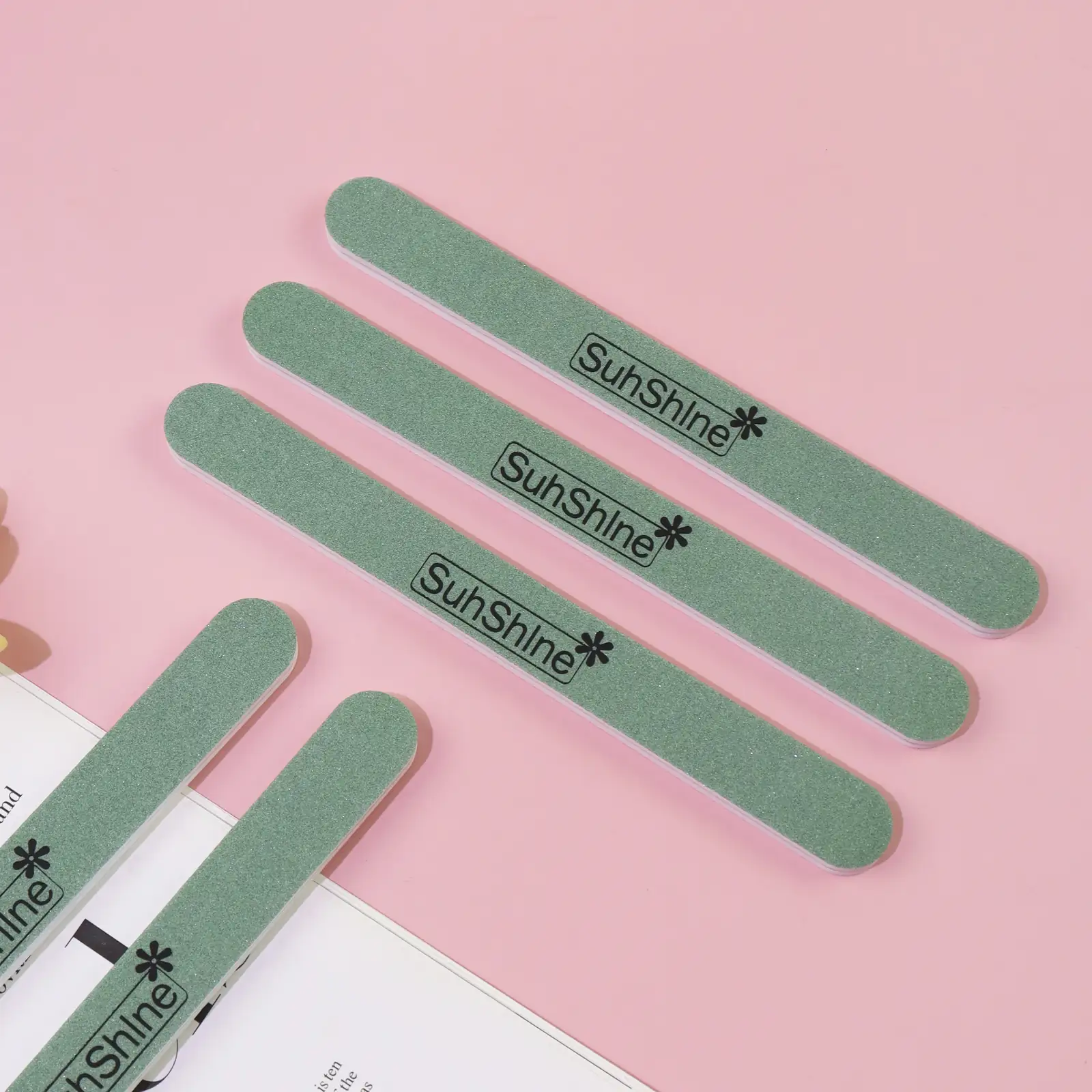 Green Nail Files for Professional Nail Filing