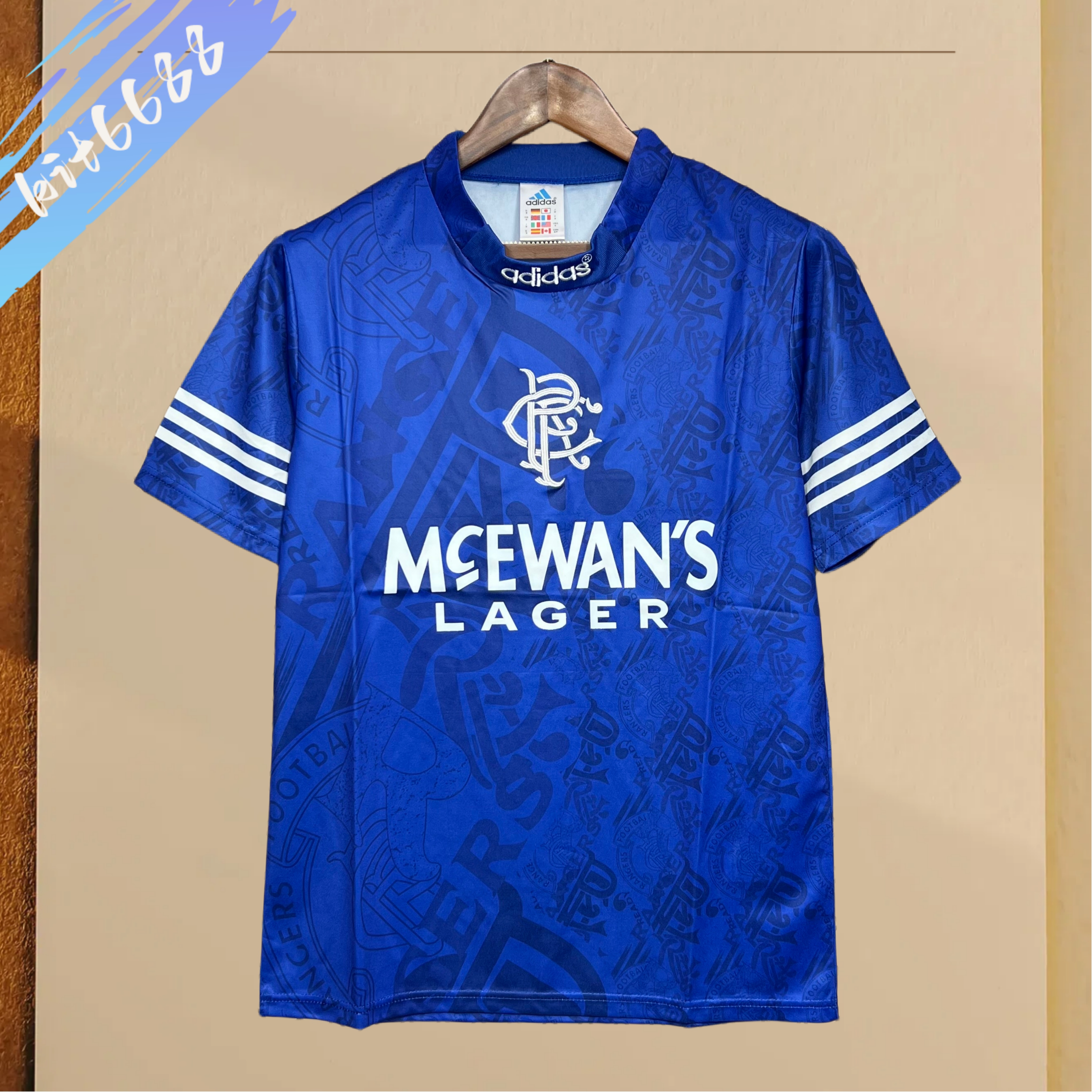 1994/1996 Glasgow Rangers home Retro Football Shirt