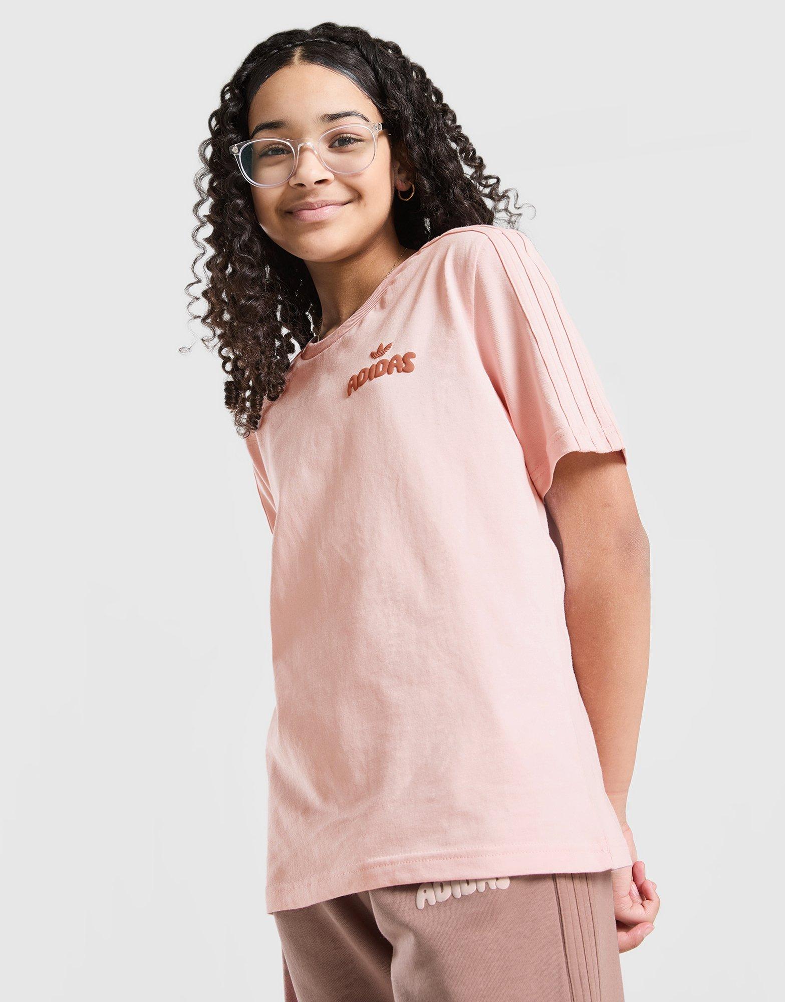 adidas Originals Girls' Logo T-Shirt Junior